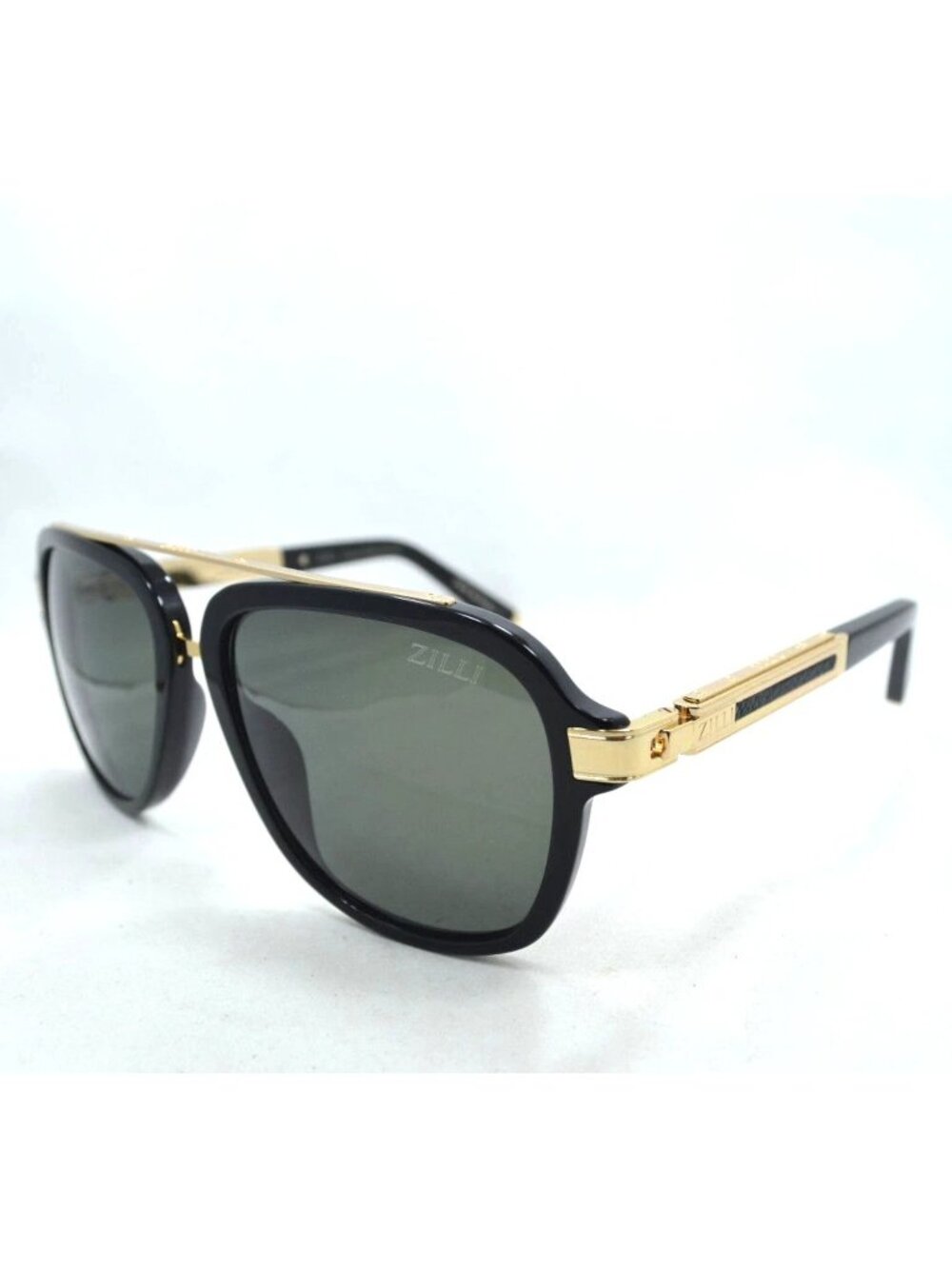 ZILLI ZI 65006 Black Gray – France Designer Sunglasses